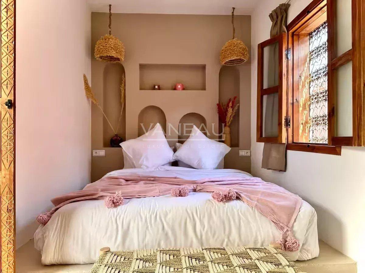 Riad 5 chambres avec basin à la Kasbah vue l' Atlas