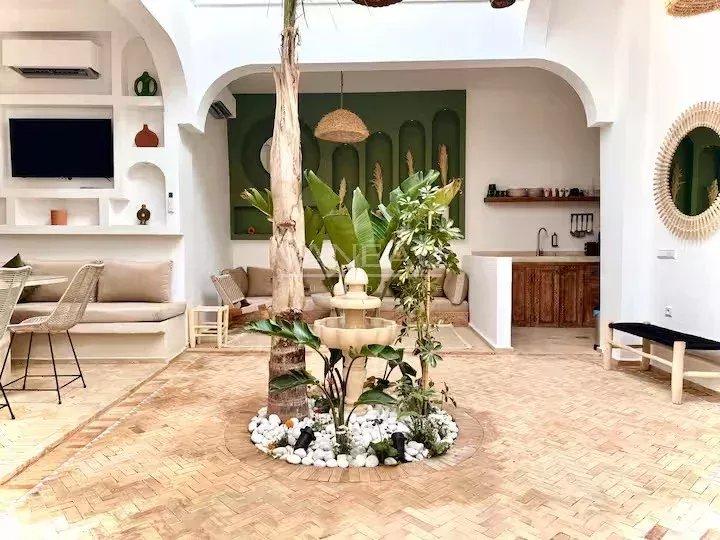 Riad 5 chambres avec basin à la Kasbah vue l' Atlas