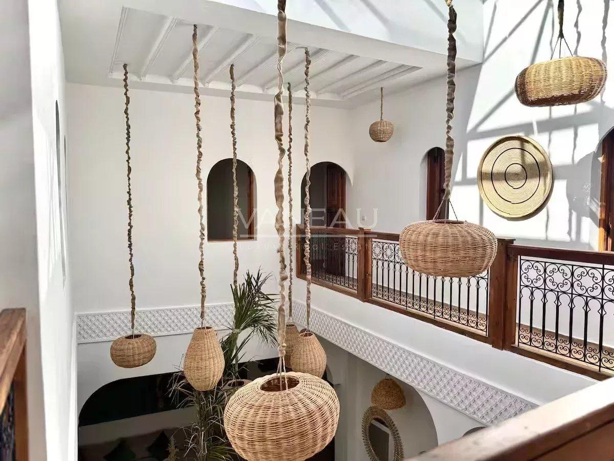 Riad 5 chambres avec basin à la Kasbah vue l' Atlas