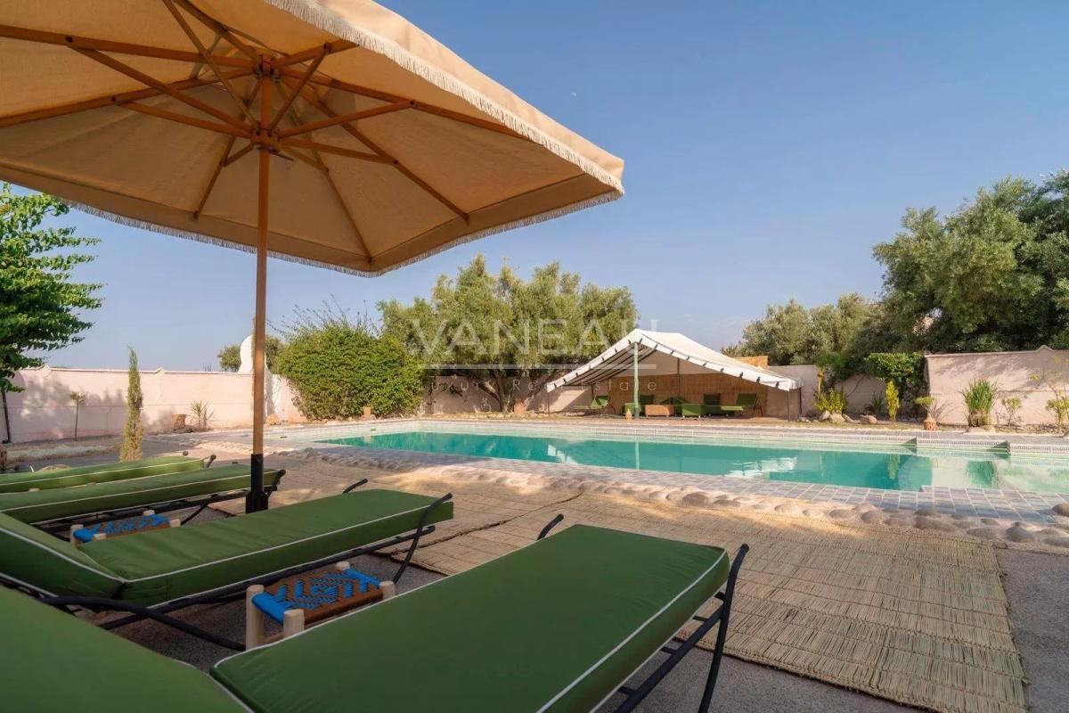 Un havre de paix au pied de l'Atlas sur 2 hectare avec VNA