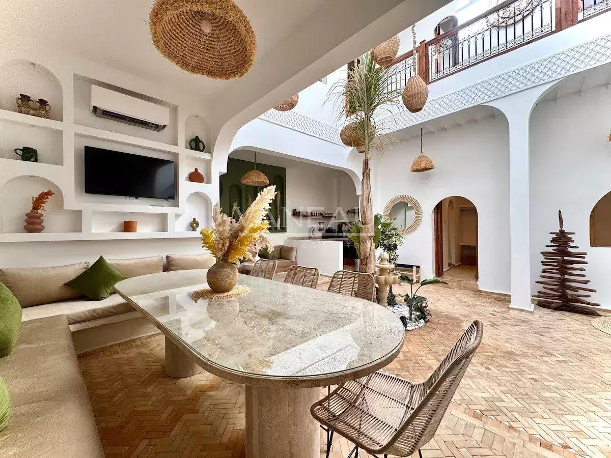 Riad 5 chambres avec basin à la Kasbah vue l' Atlas