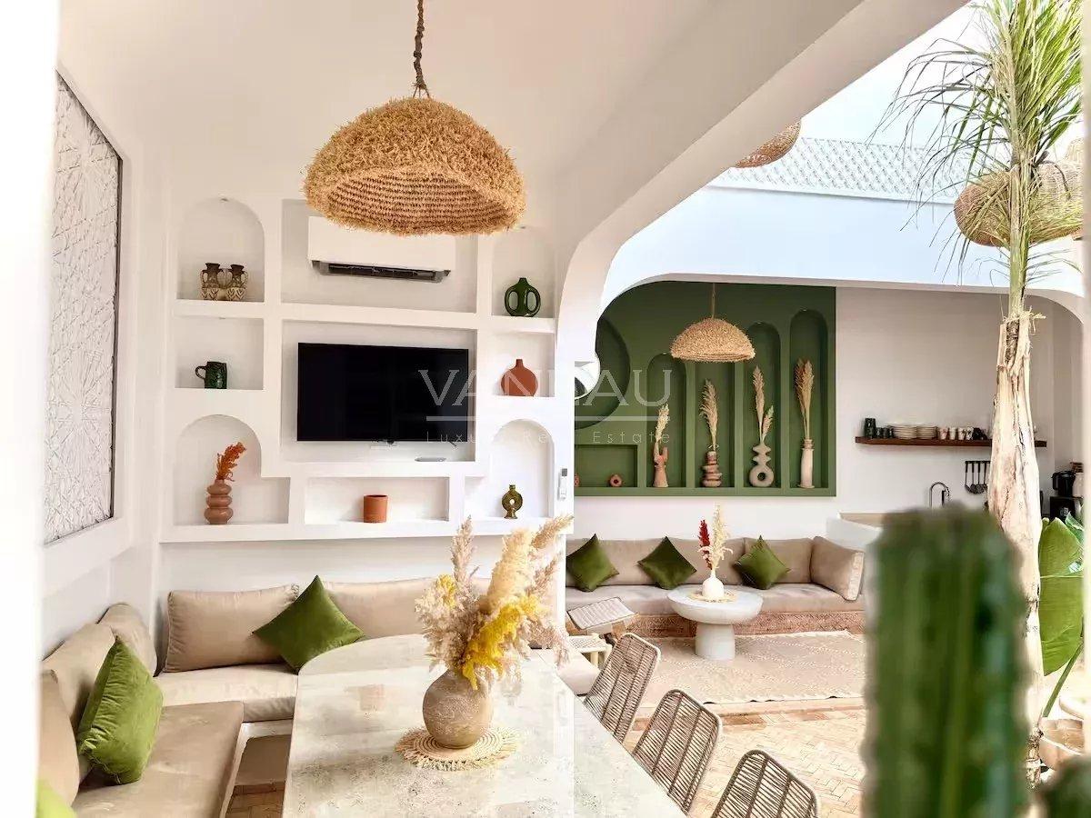 Riad 5 chambres avec basin à la Kasbah vue l' Atlas