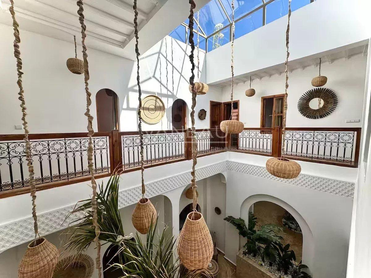 Riad 5 chambres avec basin à la Kasbah vue l' Atlas