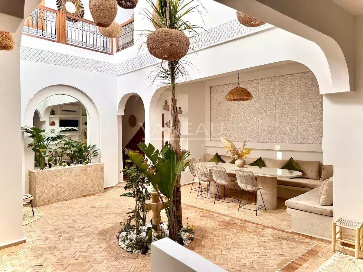 Riad 5 chambres avec basin à la Kasbah vue l' Atlas