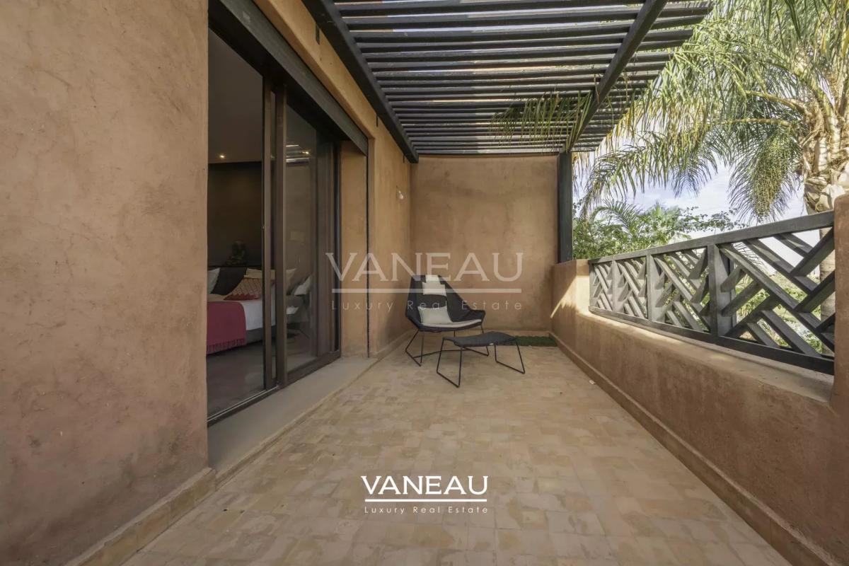 Villa front de front de golf  vue sur Atlas.