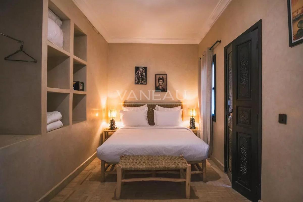 Riad trois chambres avec bassin et vue Koutoubia