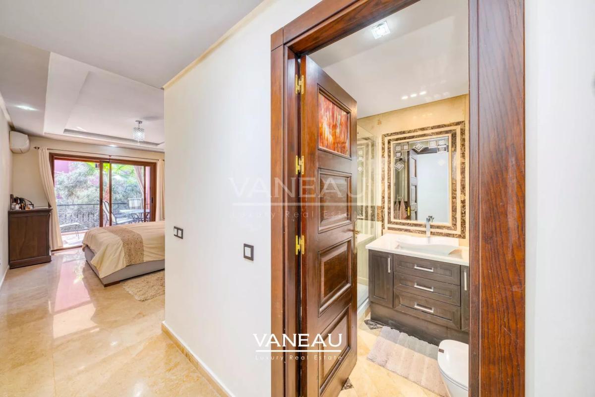 Appartement deux chambres à Agdal avec piscine