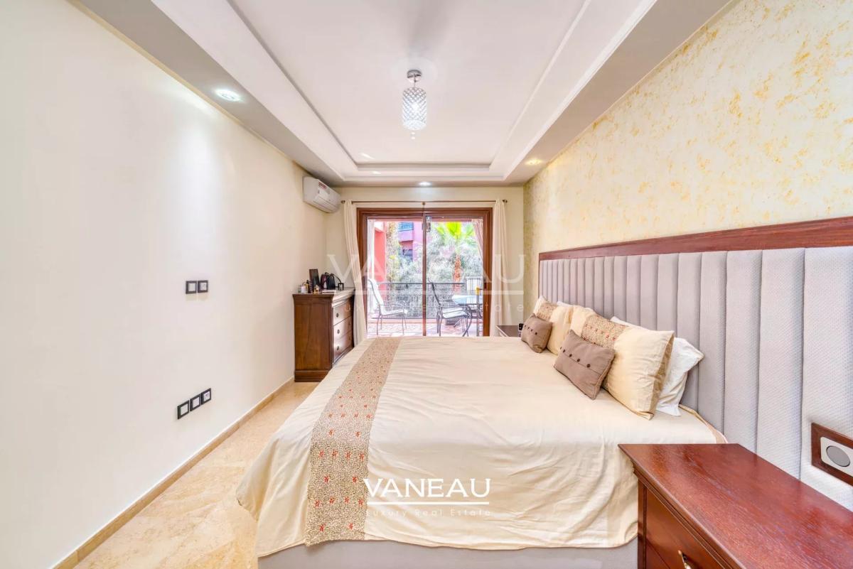 Appartement deux chambres à Agdal avec piscine