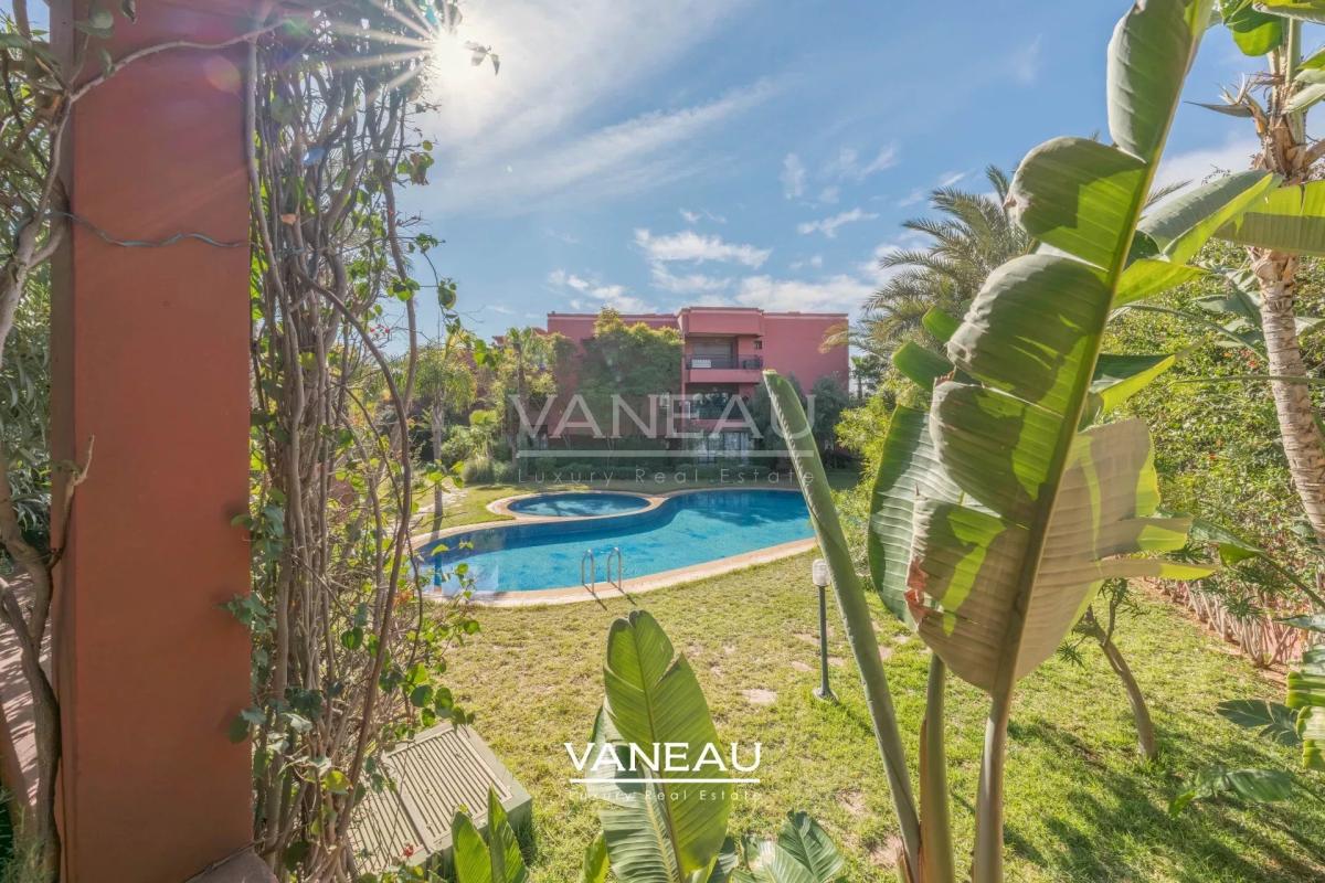 Appartement deux chambres à Agdal avec piscine