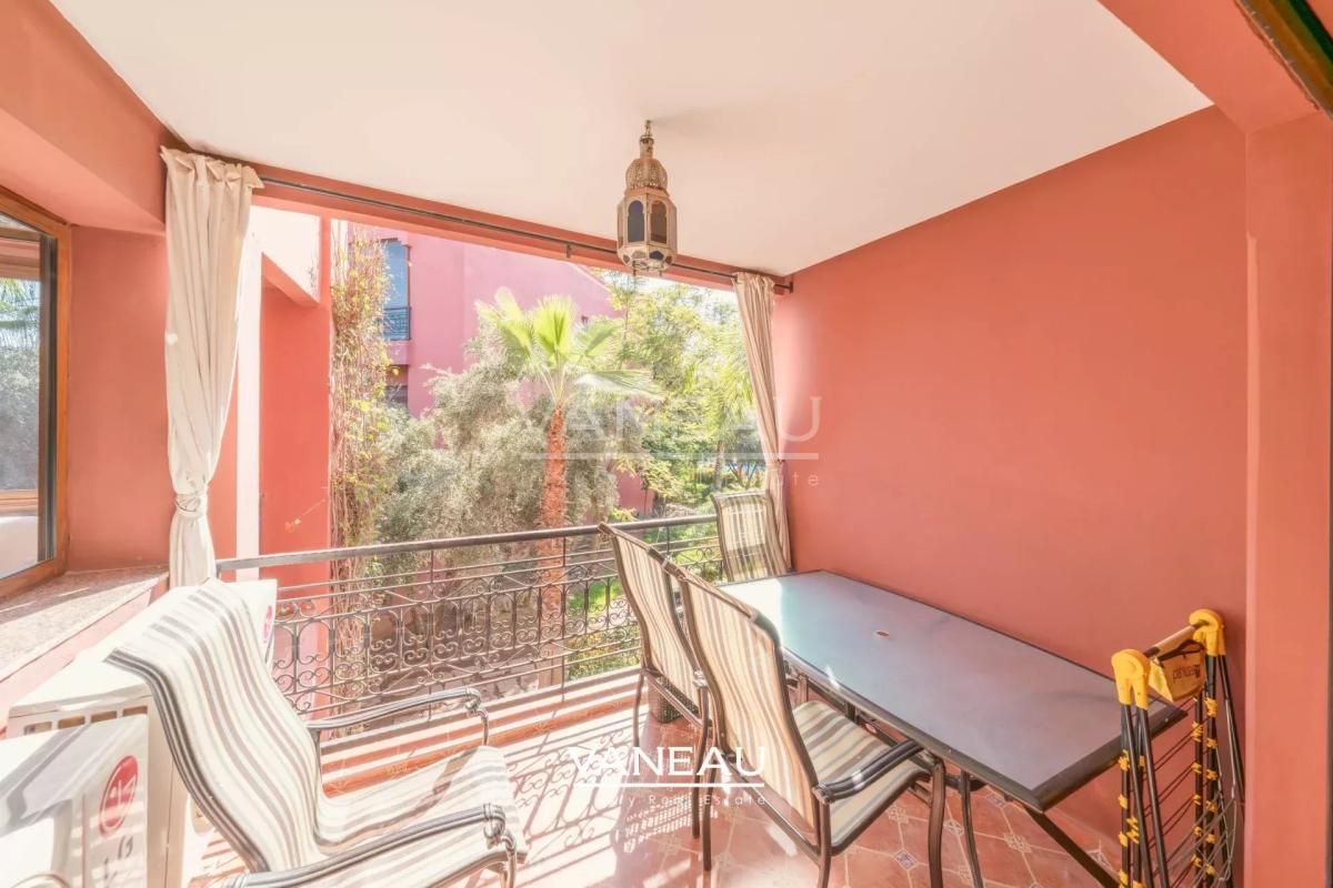 Appartement deux chambres à Agdal avec piscine