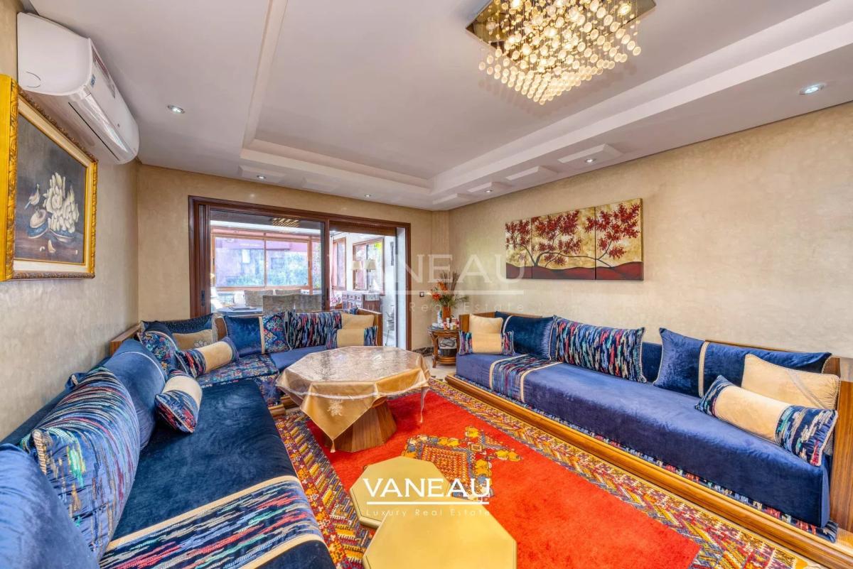 Appartement deux chambres à Agdal avec piscine