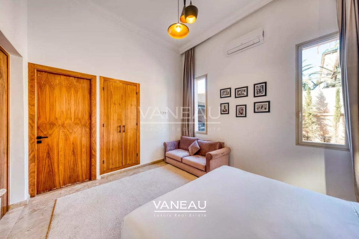 Sompteuse villa nichée au coeur de la Palmeraie