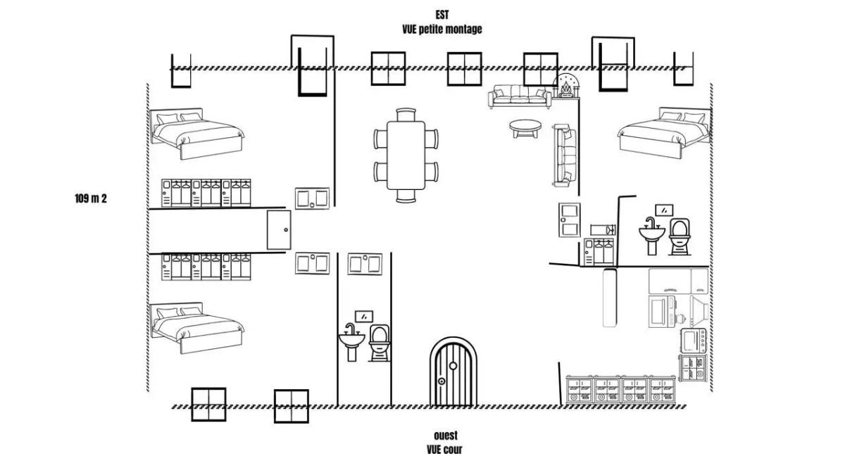3 CHAMBRES MAJORELLE