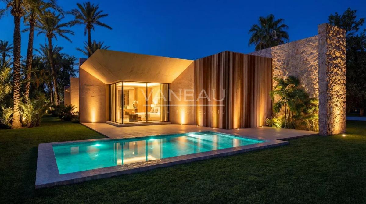 ***Villa sur plan Route D'Amismiz de Marrakech***