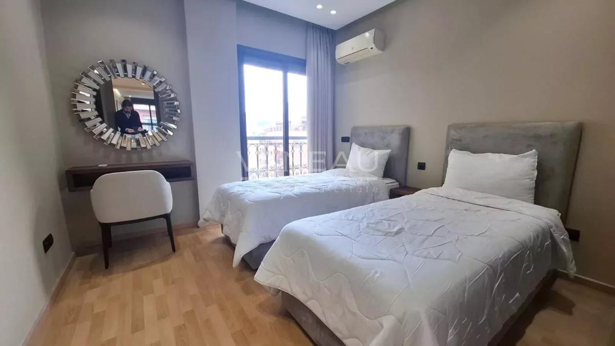 bel appartement 2 chambres avec piscine et salle de sport