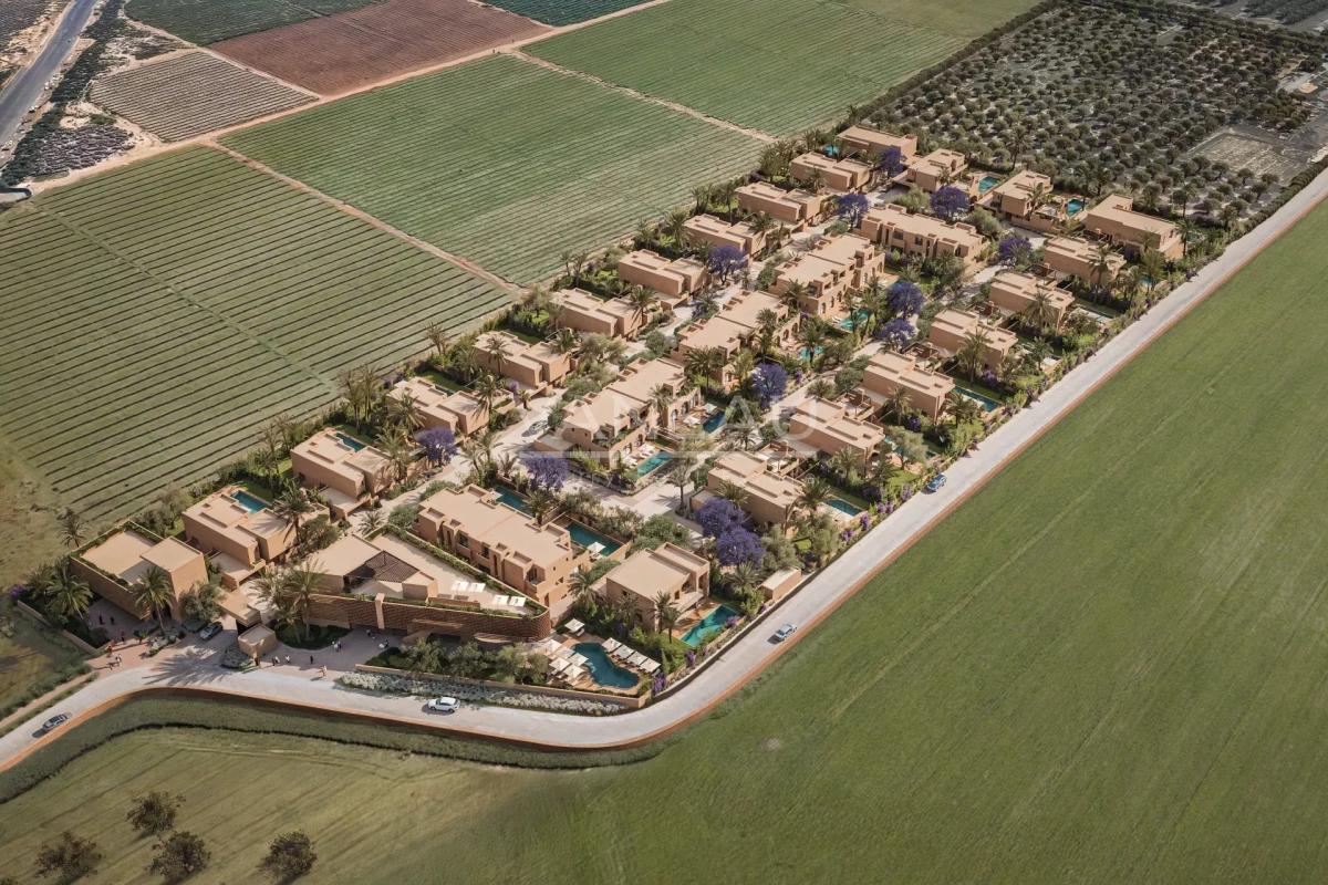 Projet neuf route de l'Ourika en face à l'Atlas