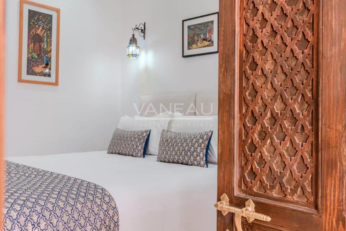 Riad 4 chambres  bassin vue Koutoubia Palais Bahia