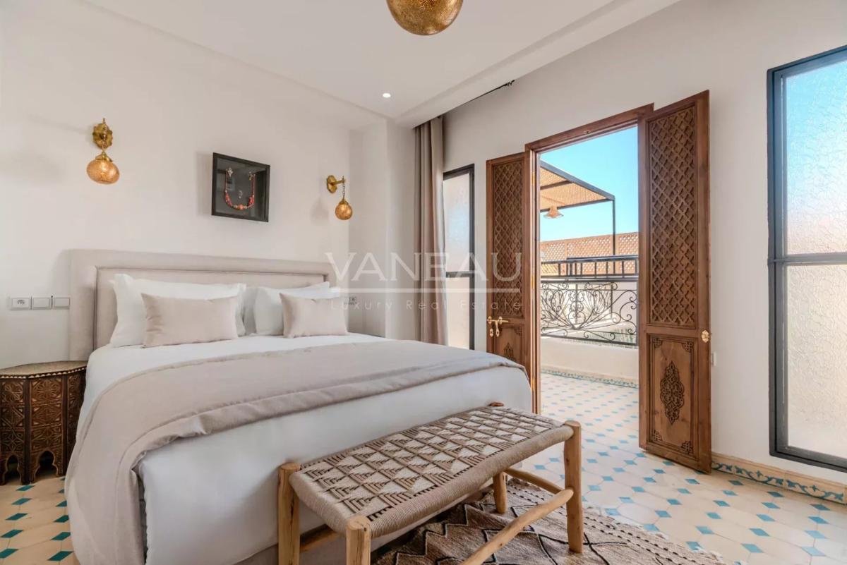 Riad 4 chambres  bassin vue Koutoubia Palais Bahia