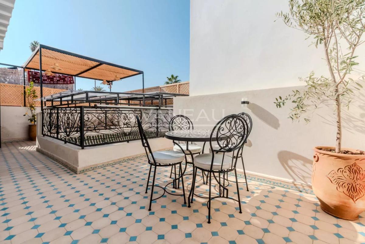Riad 4 chambres  bassin vue Koutoubia Palais Bahia