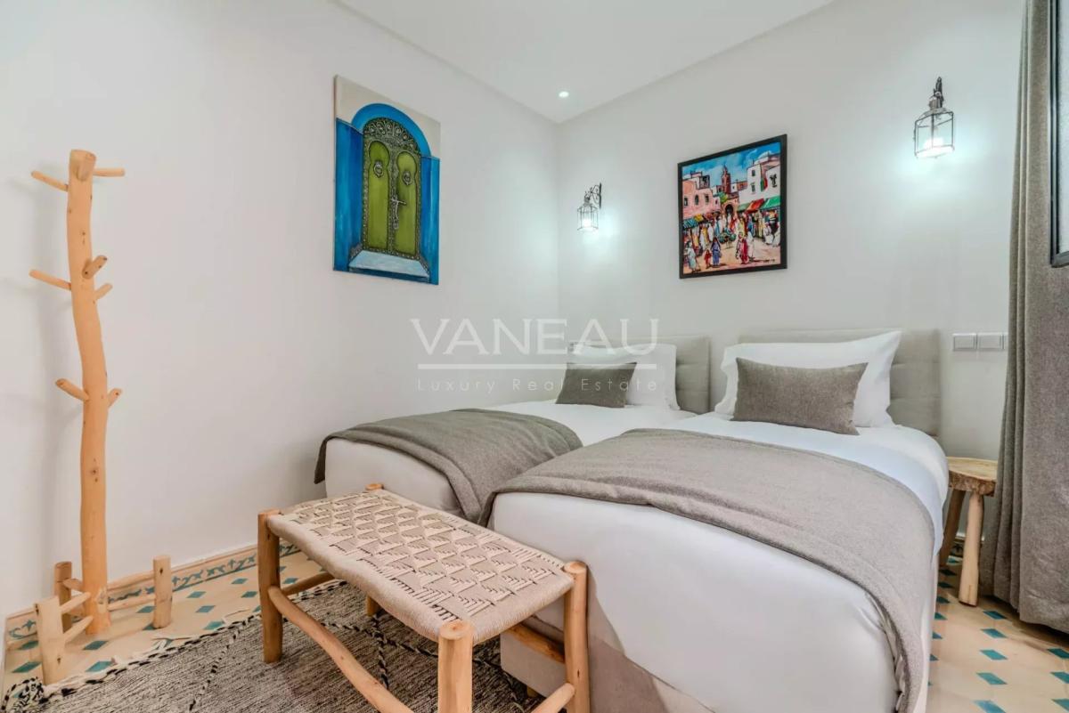 Riad 4 chambres  bassin vue Koutoubia Palais Bahia