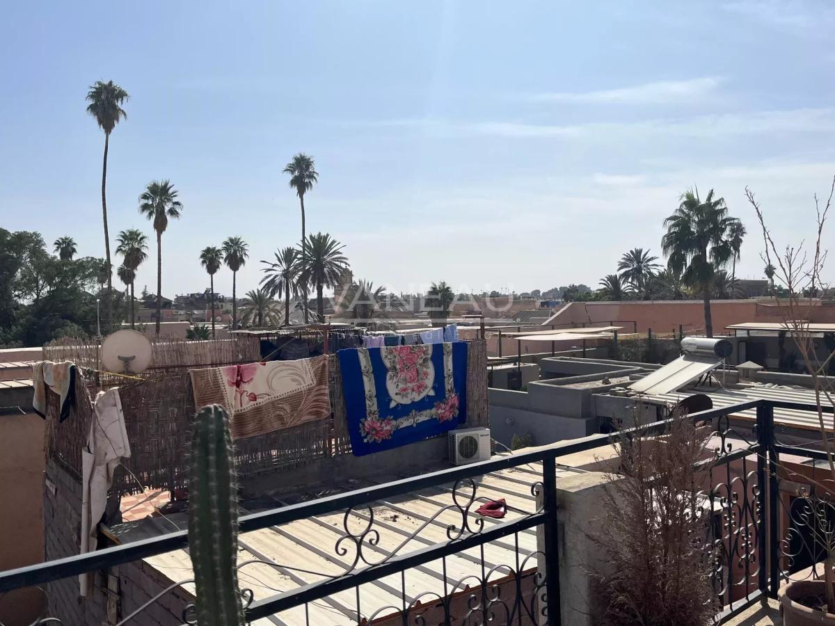 Riad 4 chambres  bassin vue Koutoubia Palais Bahia