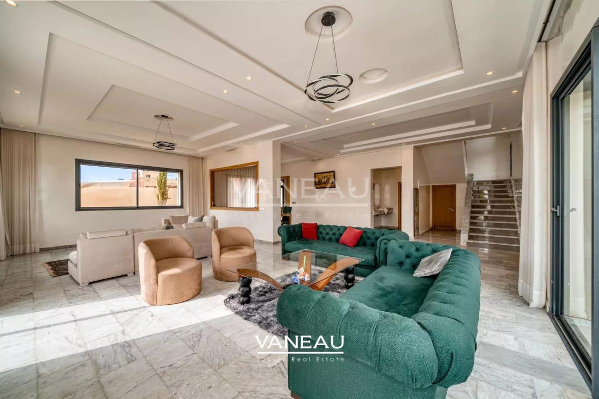 Villa 4 chambres avec piscine - Résidence avec golf - Marrakech