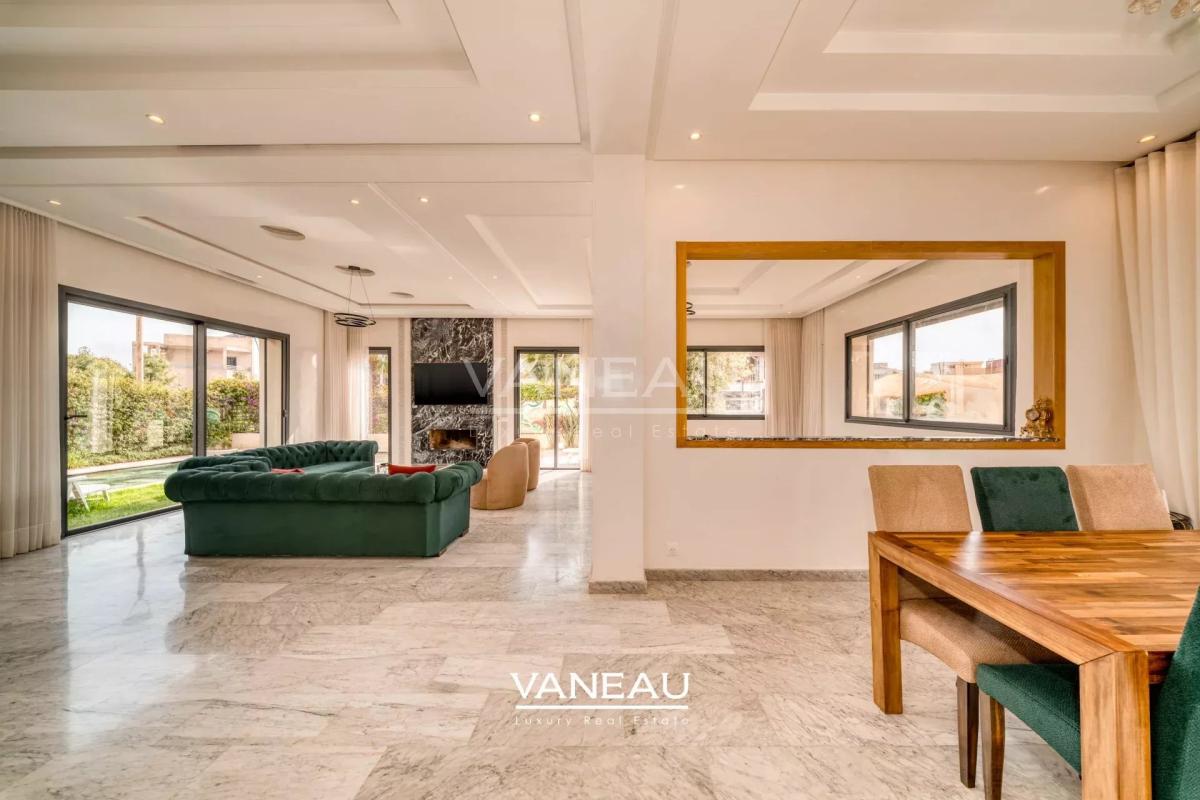 Villa 4 chambres avec piscine - Résidence avec golf - Marrakech
