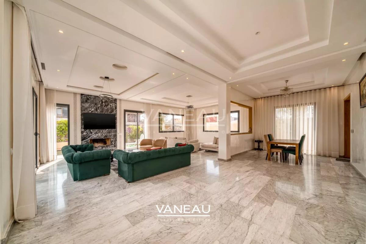 Villa 4 chambres avec piscine - Résidence avec golf - Marrakech