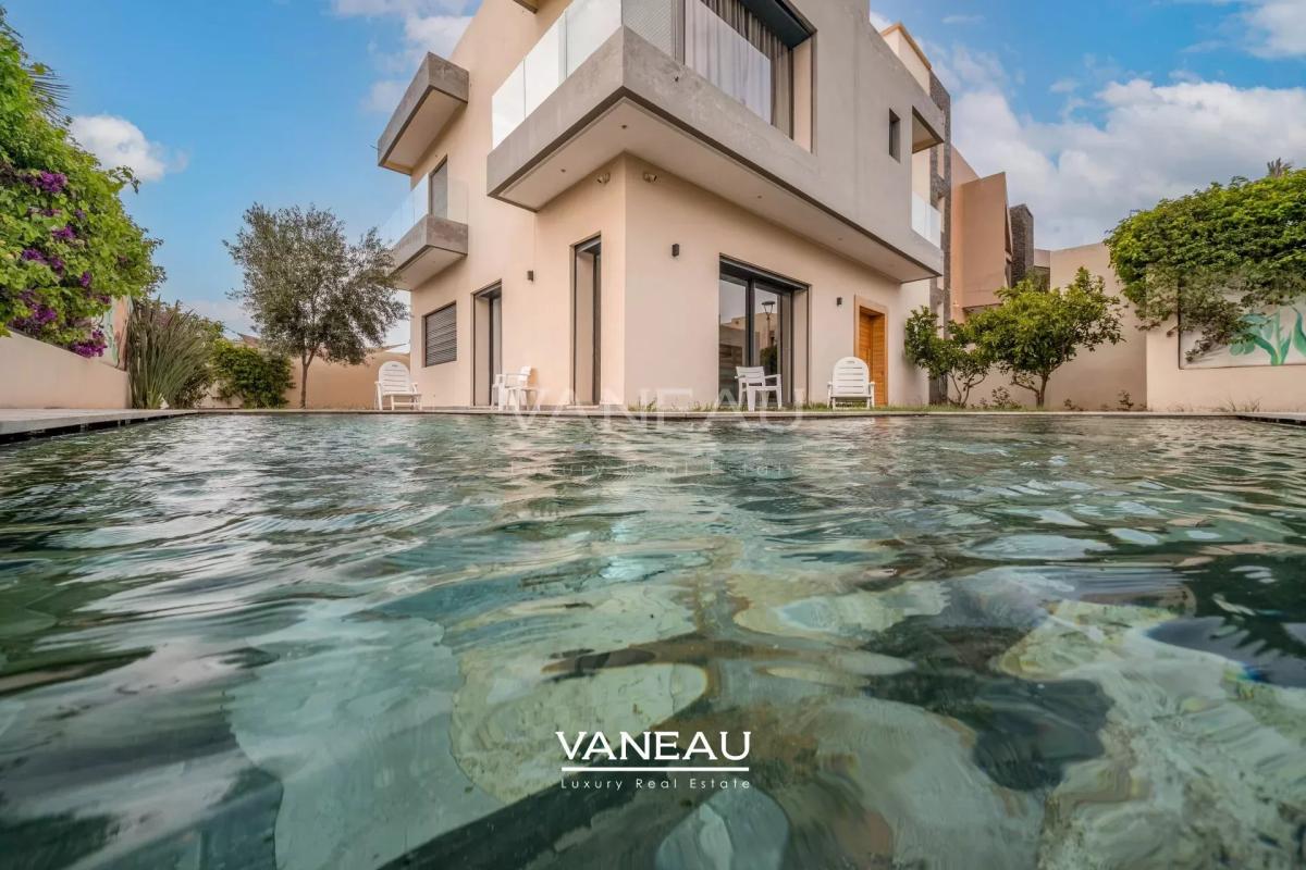 Villa 4 chambres avec piscine - Résidence avec golf - Marrakech