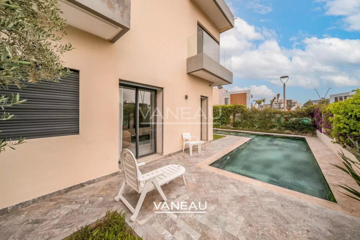 Villa 4 chambres avec piscine - Résidence avec golf - Marrakech