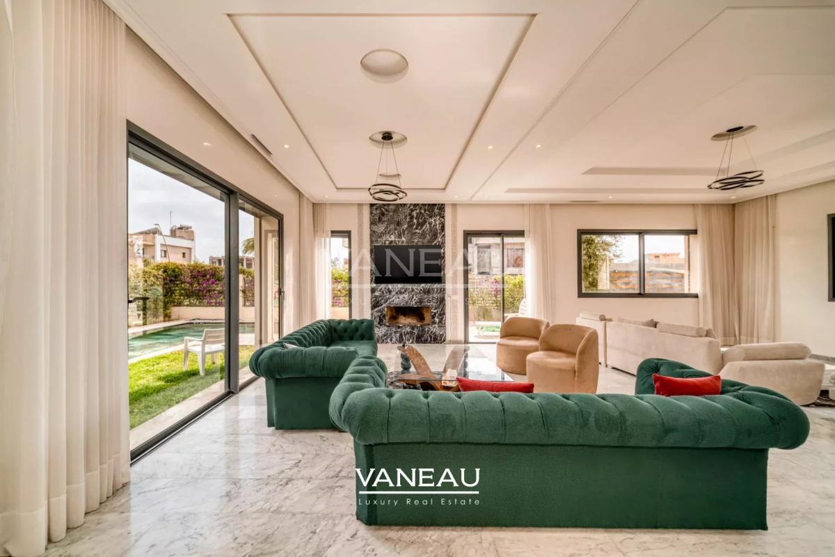 Villa 4 chambres avec piscine - Résidence avec golf - Marrakech