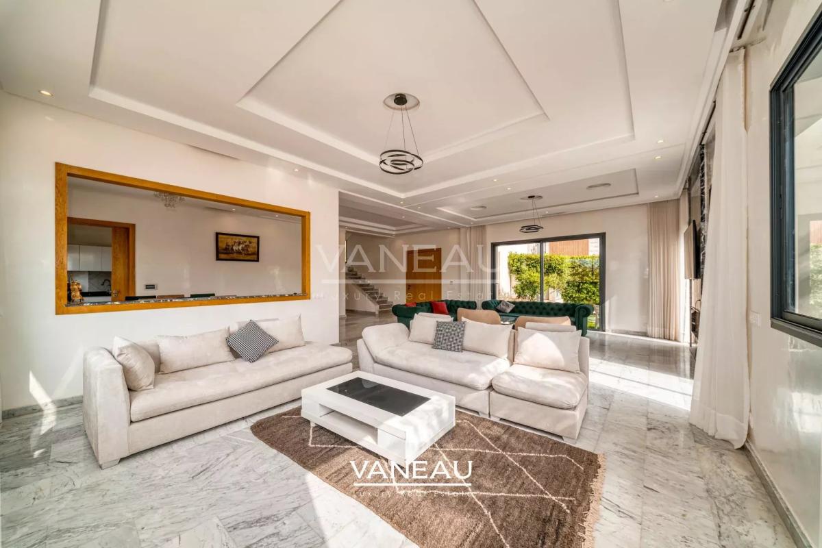 Villa 4 chambres avec piscine - Résidence avec golf - Marrakech