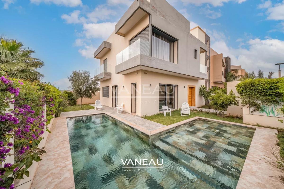 Villa 4 chambres avec piscine - Résidence avec golf - Marrakech