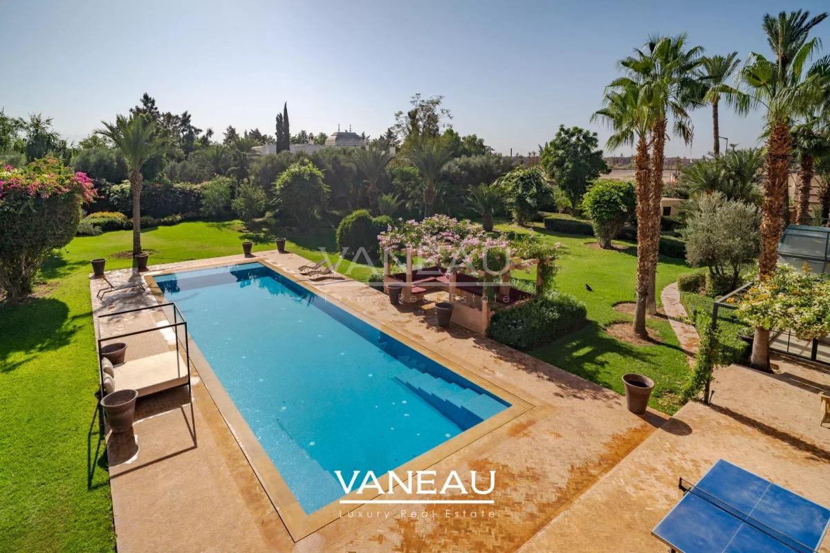 Harmonieux mélange d'une Villa et d'un Riad