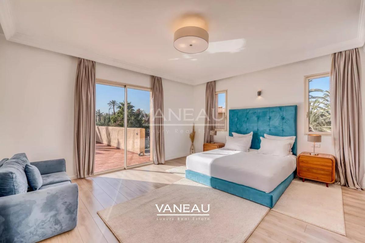 Sompteuse villa nichée au coeur de la Palmeraie