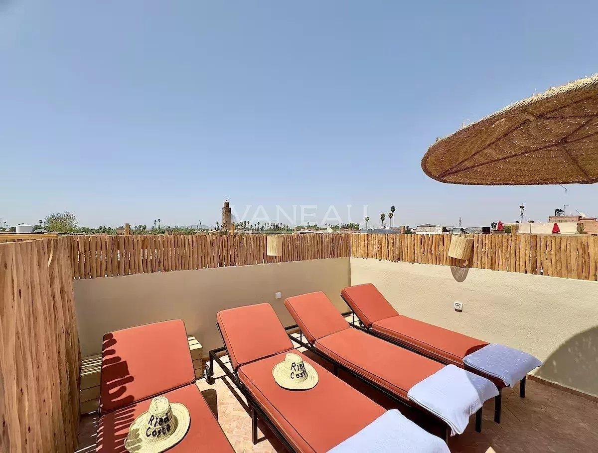Magnifique riad de 4 chambres à Sidi Mimoun  vue Koutoubia