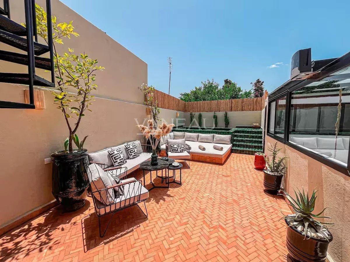 Magnifique riad de 4 chambres à Sidi Mimoun  vue Koutoubia