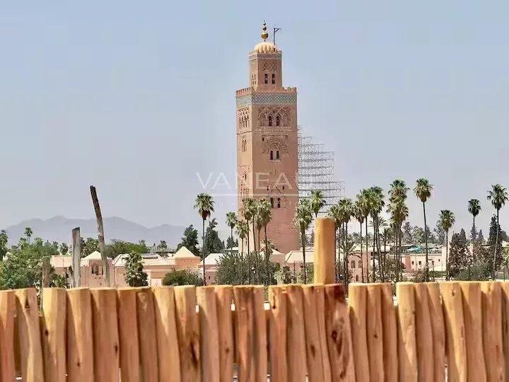 Magnifique riad de 4 chambres à Sidi Mimoun  vue Koutoubia