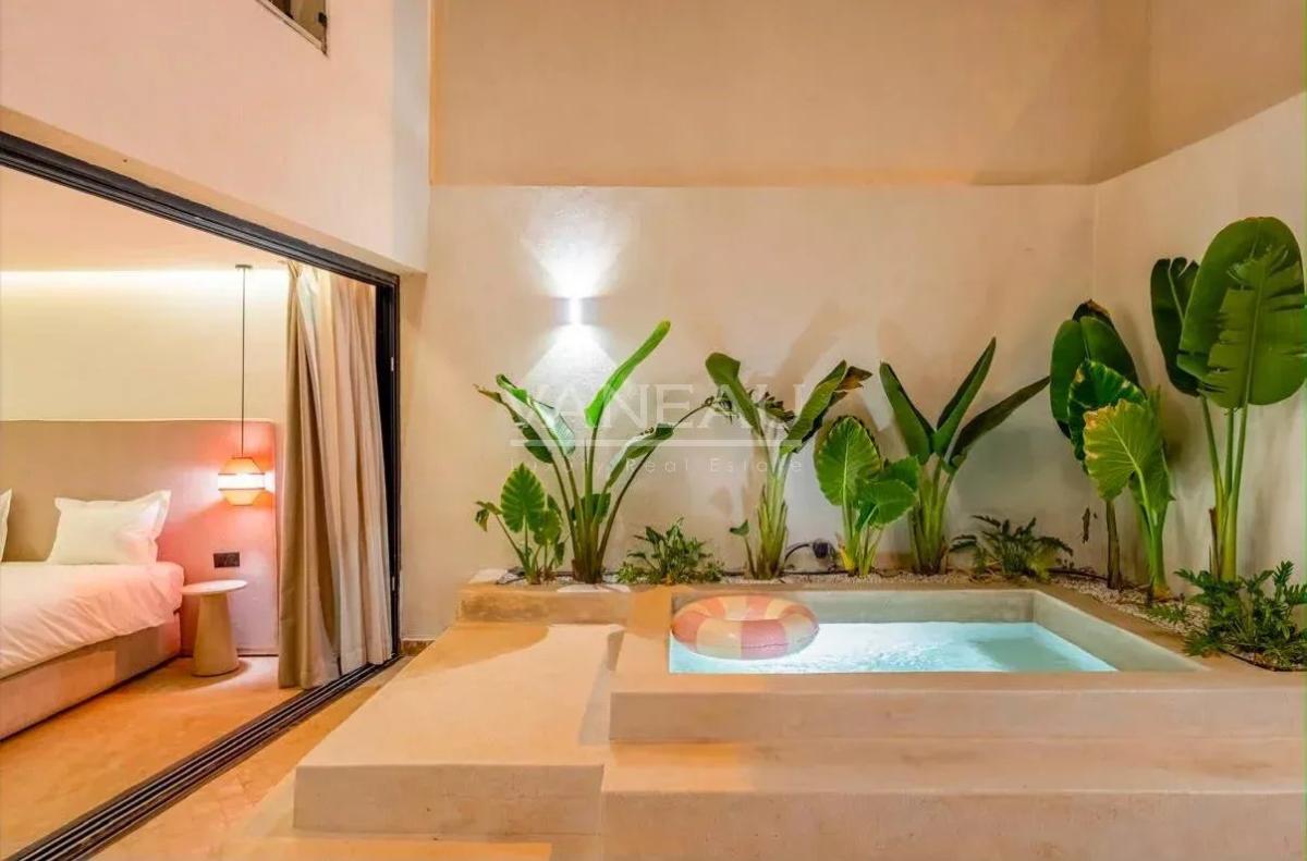 Villa contemporaine avec piscine et vue sur l’Atlas
