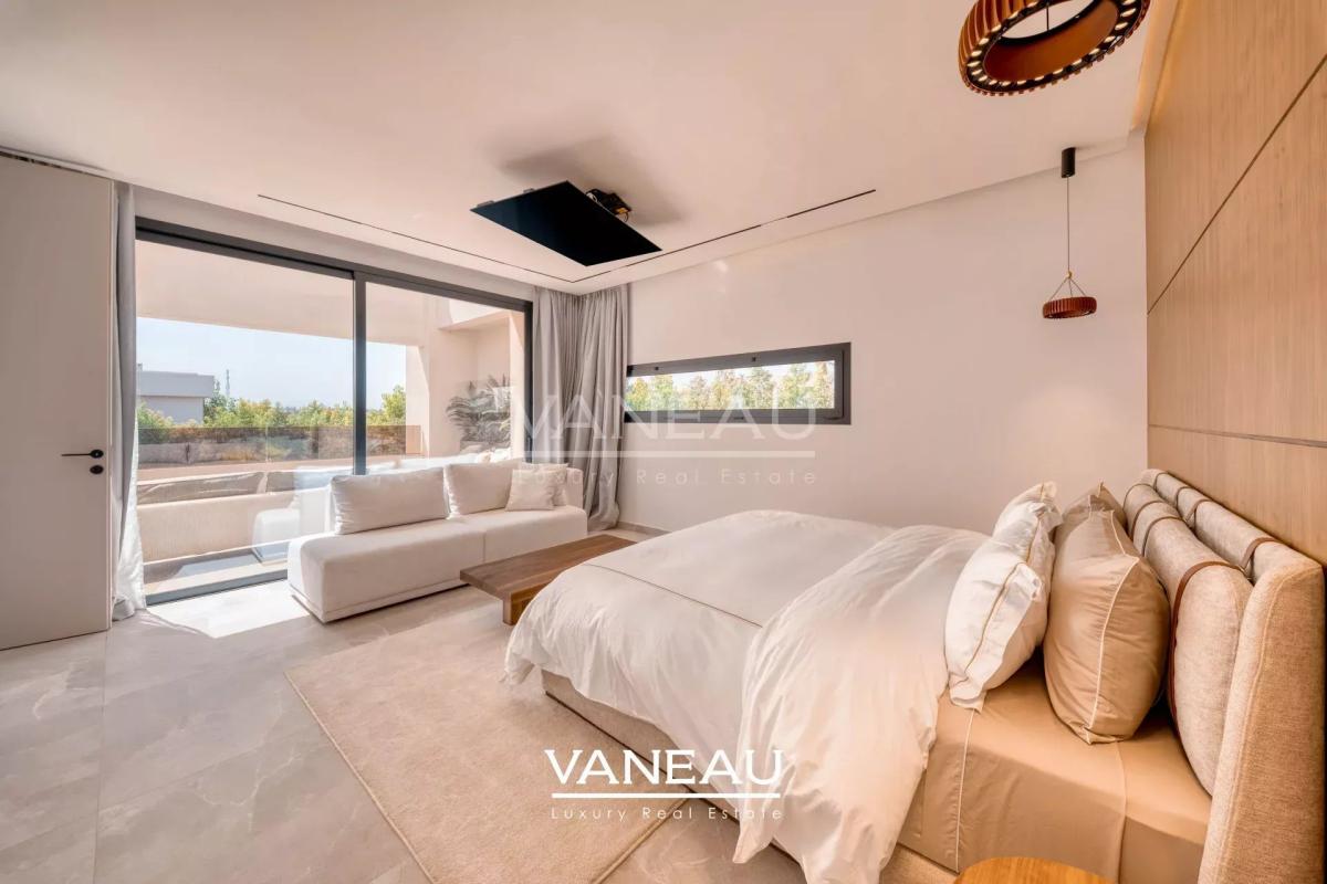 Villa contemporaine avec piscine et vue sur l’Atlas