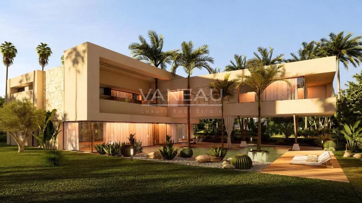Villa contemporaine avec piscine et vue sur l’Atlas