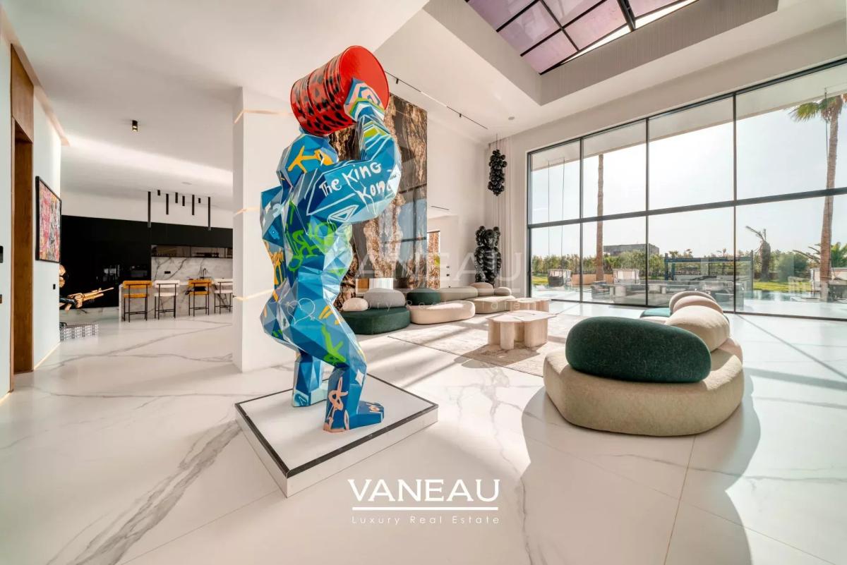 Villa de luxe à vendre à Marrakech avec AVNA – Vue panoramique sur l’Atlas