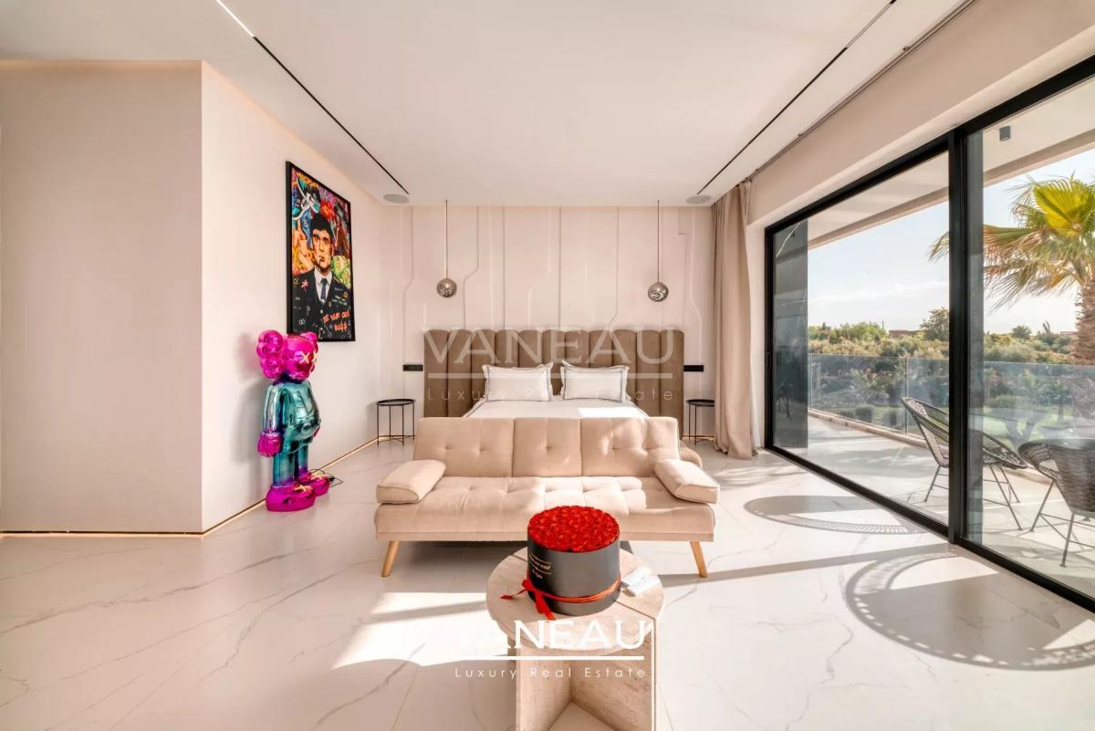 Villa de luxe à vendre à Marrakech avec AVNA – Vue panoramique sur l’Atlas