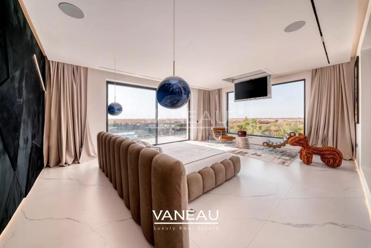 Villa de luxe à vendre à Marrakech avec AVNA – Vue panoramique sur l’Atlas