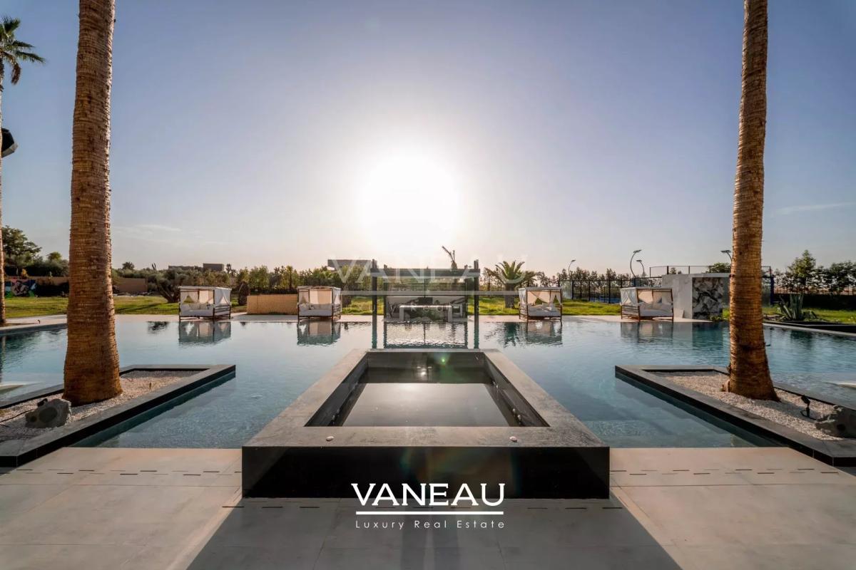 Villa de luxe à vendre à Marrakech avec AVNA – Vue panoramique sur l’Atlas