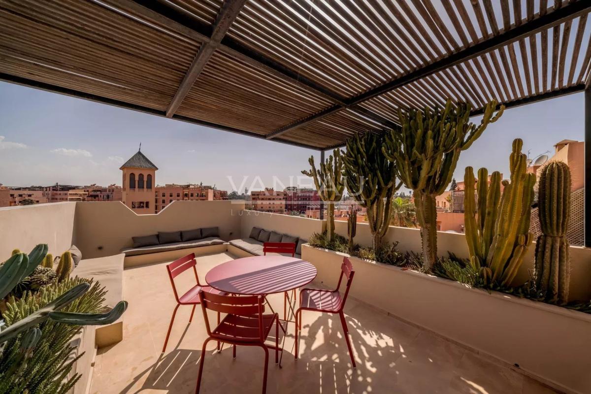 Exclusivité Hivernage/ Gueliz 3 pièces dernier étage terrasse