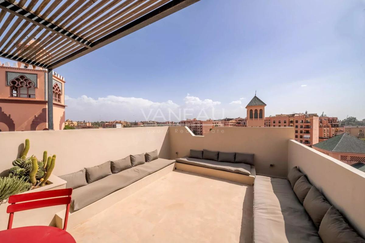 Exclusivité Hivernage/ Gueliz 3 pièces dernier étage terrasse