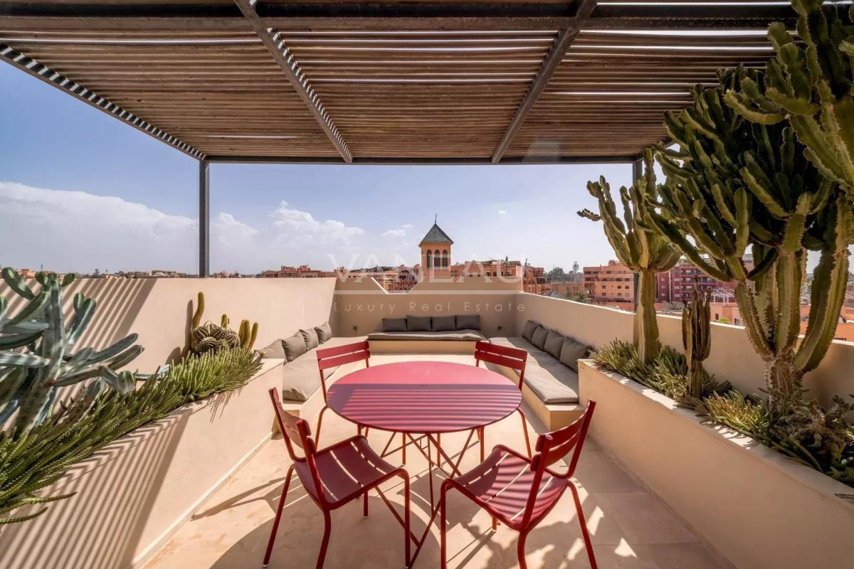 Exclusivité Hivernage/ Gueliz 3 pièces dernier étage terrasse
