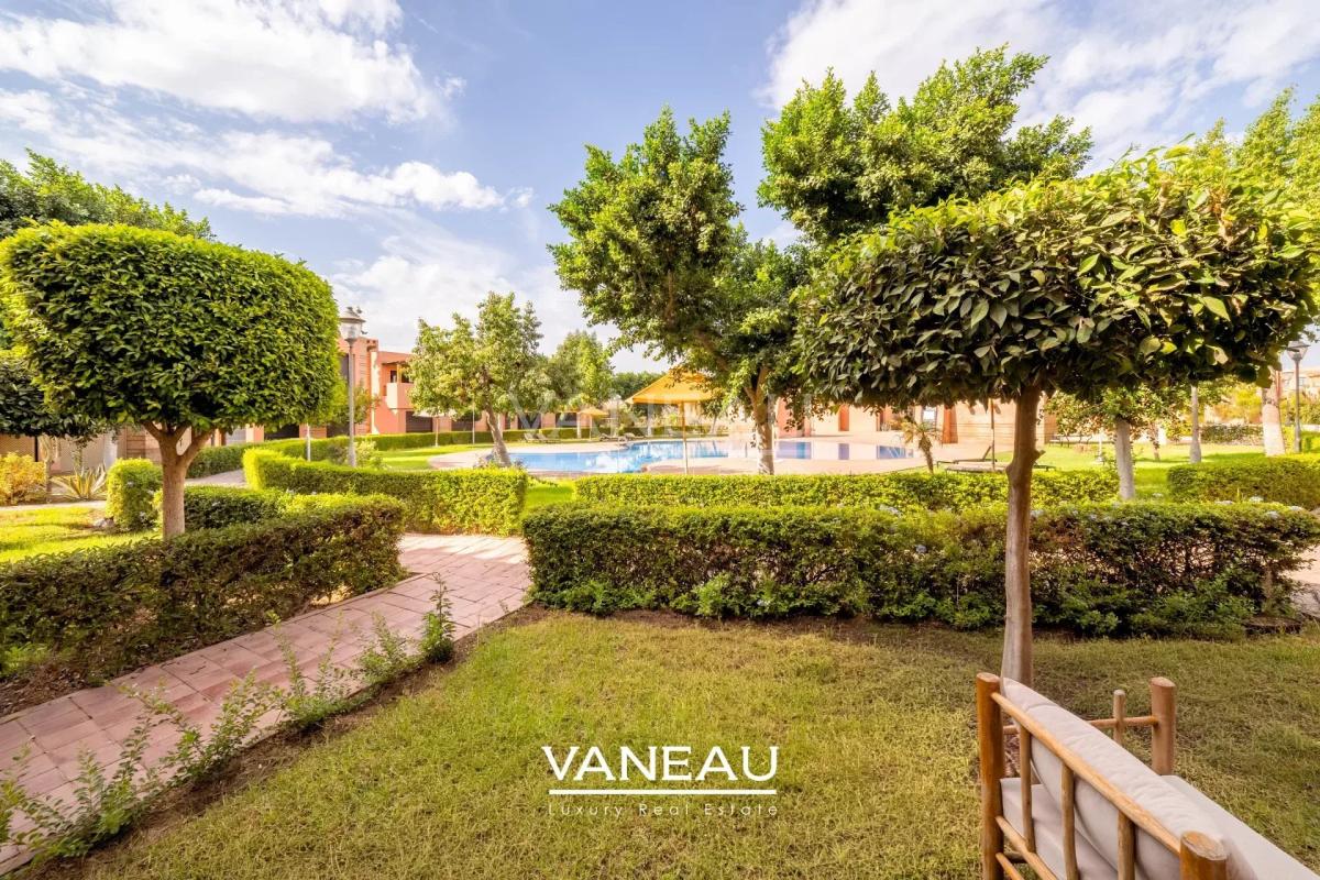 Appartement meublé avec jardin et piscine – Route de l’Ourika