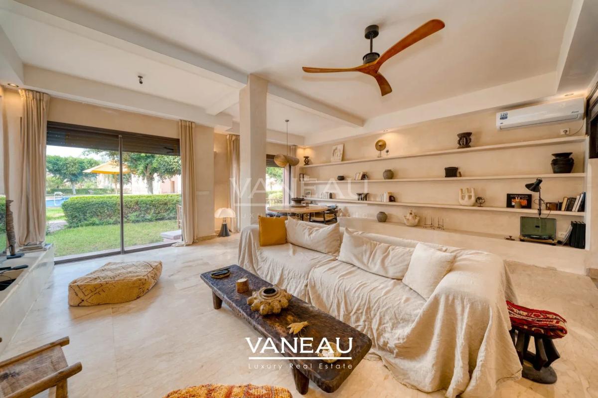 Appartement meublé avec jardin et piscine – Route de l’Ourika